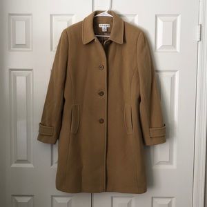 Preston & York Wool Long Coat Camel